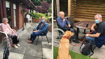 Fife care home welcome families for garden visits